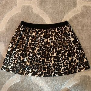 Forever 21 leopard print mini skirt
